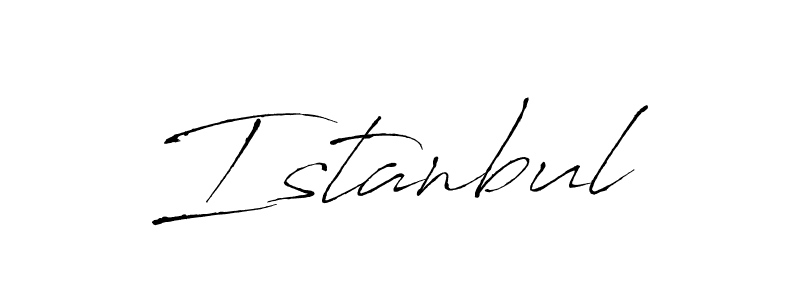 Istanbul stylish signature style. Best Handwritten Sign (Antro_Vectra) for my name. Handwritten Signature Collection Ideas for my name Istanbul. Istanbul signature style 6 images and pictures png