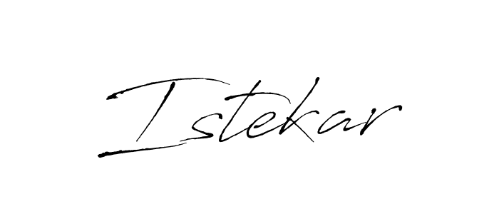 Antro_Vectra is a professional signature style that is perfect for those who want to add a touch of class to their signature. It is also a great choice for those who want to make their signature more unique. Get Istekar name to fancy signature for free. Istekar signature style 6 images and pictures png