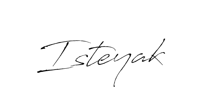 Once you've used our free online signature maker to create your best signature Antro_Vectra style, it's time to enjoy all of the benefits that Isteyak name signing documents. Isteyak signature style 6 images and pictures png