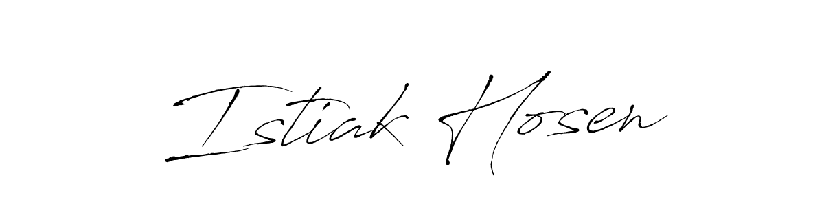 The best way (Antro_Vectra) to make a short signature is to pick only two or three words in your name. The name Istiak Hosen include a total of six letters. For converting this name. Istiak Hosen signature style 6 images and pictures png