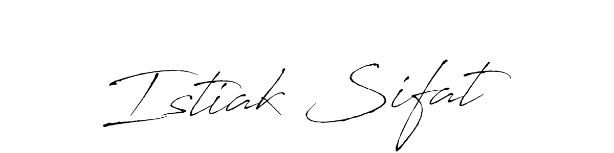 Also You can easily find your signature by using the search form. We will create Istiak Sifat name handwritten signature images for you free of cost using Antro_Vectra sign style. Istiak Sifat signature style 6 images and pictures png