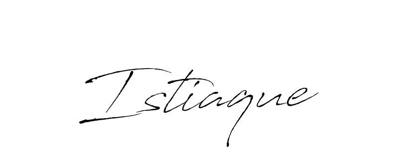 Create a beautiful signature design for name Istiaque. With this signature (Antro_Vectra) fonts, you can make a handwritten signature for free. Istiaque signature style 6 images and pictures png