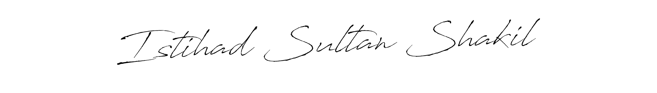 Use a signature maker to create a handwritten signature online. With this signature software, you can design (Antro_Vectra) your own signature for name Istihad Sultan Shakil. Istihad Sultan Shakil signature style 6 images and pictures png