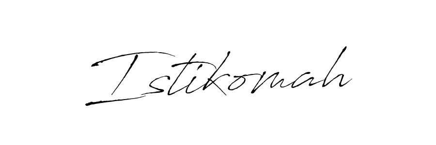 Antro_Vectra is a professional signature style that is perfect for those who want to add a touch of class to their signature. It is also a great choice for those who want to make their signature more unique. Get Istikomah name to fancy signature for free. Istikomah signature style 6 images and pictures png