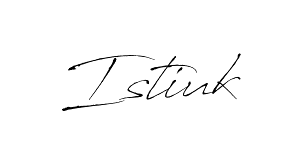 This is the best signature style for the Istiuk name. Also you like these signature font (Antro_Vectra). Mix name signature. Istiuk signature style 6 images and pictures png