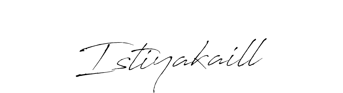 It looks lik you need a new signature style for name Istiyakaill. Design unique handwritten (Antro_Vectra) signature with our free signature maker in just a few clicks. Istiyakaill signature style 6 images and pictures png