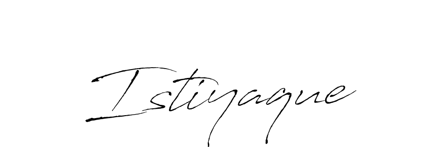 Also we have Istiyaque name is the best signature style. Create professional handwritten signature collection using Antro_Vectra autograph style. Istiyaque signature style 6 images and pictures png