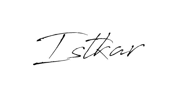 You should practise on your own different ways (Antro_Vectra) to write your name (Istkar) in signature. don't let someone else do it for you. Istkar signature style 6 images and pictures png