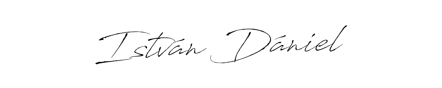 How to Draw István Dániel signature style? Antro_Vectra is a latest design signature styles for name István Dániel. István Dániel signature style 6 images and pictures png