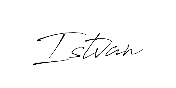 The best way (Antro_Vectra) to make a short signature is to pick only two or three words in your name. The name Istvan include a total of six letters. For converting this name. Istvan signature style 6 images and pictures png