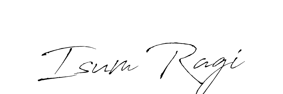 How to make Isum Ragi signature? Antro_Vectra is a professional autograph style. Create handwritten signature for Isum Ragi name. Isum Ragi signature style 6 images and pictures png