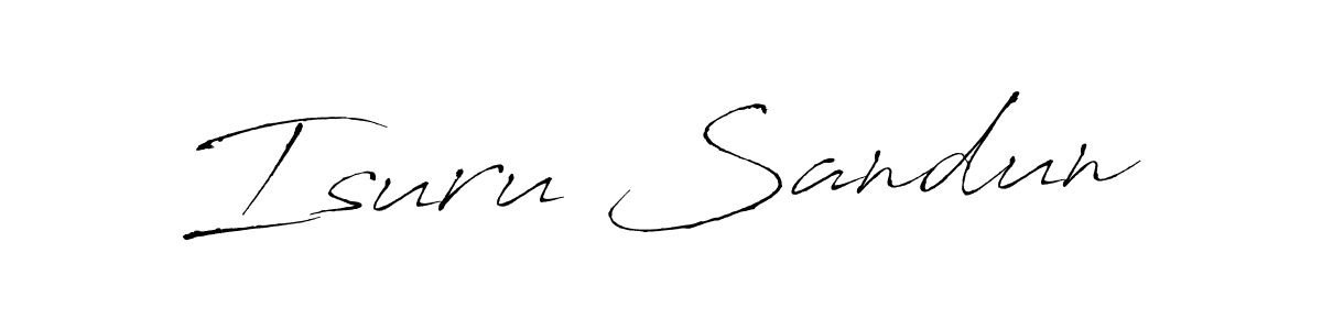 You should practise on your own different ways (Antro_Vectra) to write your name (Isuru Sandun) in signature. don't let someone else do it for you. Isuru Sandun signature style 6 images and pictures png