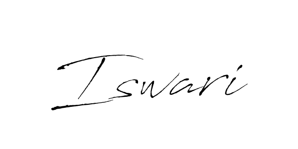 The best way (Antro_Vectra) to make a short signature is to pick only two or three words in your name. The name Iswari include a total of six letters. For converting this name. Iswari signature style 6 images and pictures png
