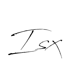 How to make Isx name signature. Use Antro_Vectra style for creating short signs online. This is the latest handwritten sign. Isx signature style 6 images and pictures png