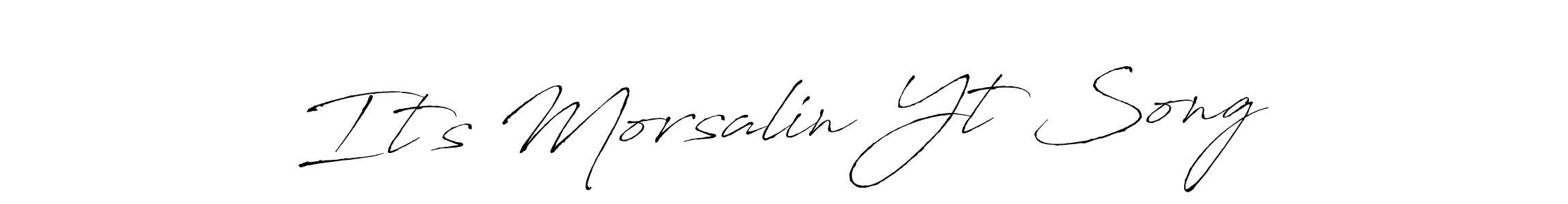You can use this online signature creator to create a handwritten signature for the name It’s Morsalin Yt Song. This is the best online autograph maker. It’s Morsalin Yt Song signature style 6 images and pictures png