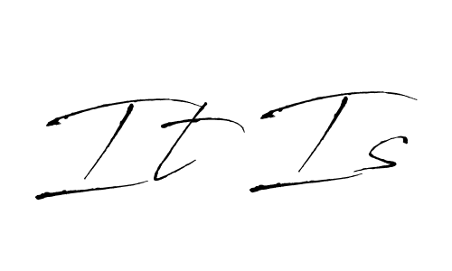 Similarly Antro_Vectra is the best handwritten signature design. Signature creator online .You can use it as an online autograph creator for name It Is. It Is signature style 6 images and pictures png