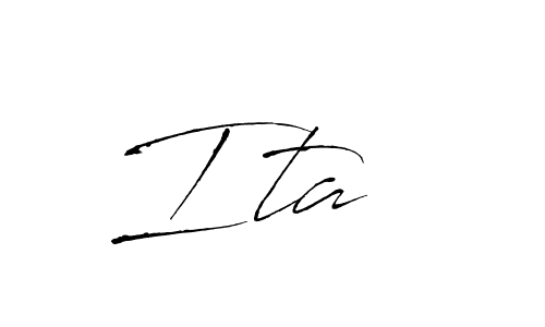 Also we have Ita   name is the best signature style. Create professional handwritten signature collection using Antro_Vectra autograph style. Ita   signature style 6 images and pictures png