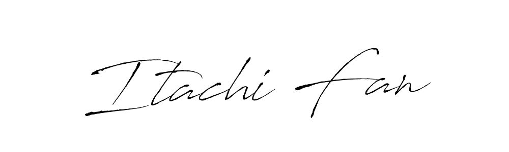Design your own signature with our free online signature maker. With this signature software, you can create a handwritten (Antro_Vectra) signature for name Itachi Fan. Itachi Fan signature style 6 images and pictures png