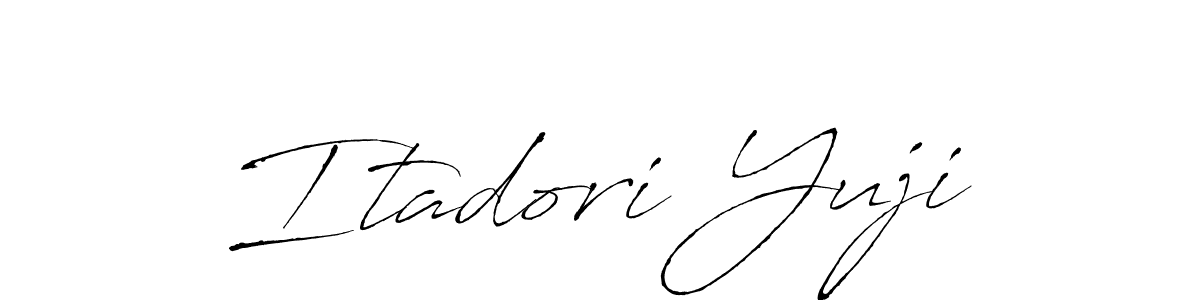Design your own signature with our free online signature maker. With this signature software, you can create a handwritten (Antro_Vectra) signature for name Itadori Yuji. Itadori Yuji signature style 6 images and pictures png