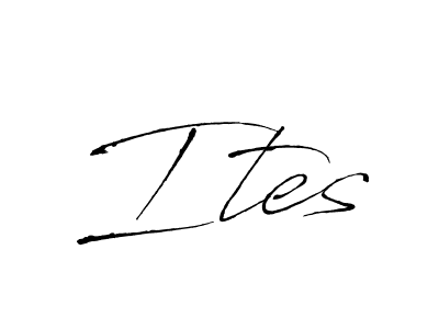 How to make Ites name signature. Use Antro_Vectra style for creating short signs online. This is the latest handwritten sign. Ites signature style 6 images and pictures png