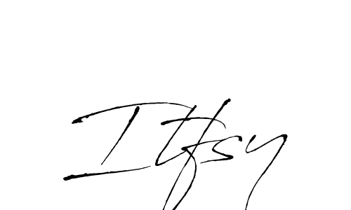 This is the best signature style for the Itfsy name. Also you like these signature font (Antro_Vectra). Mix name signature. Itfsy signature style 6 images and pictures png