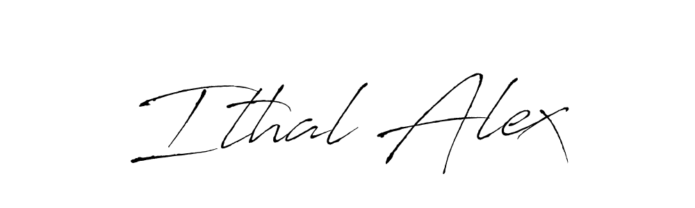 Create a beautiful signature design for name Ithal Alex. With this signature (Antro_Vectra) fonts, you can make a handwritten signature for free. Ithal Alex signature style 6 images and pictures png