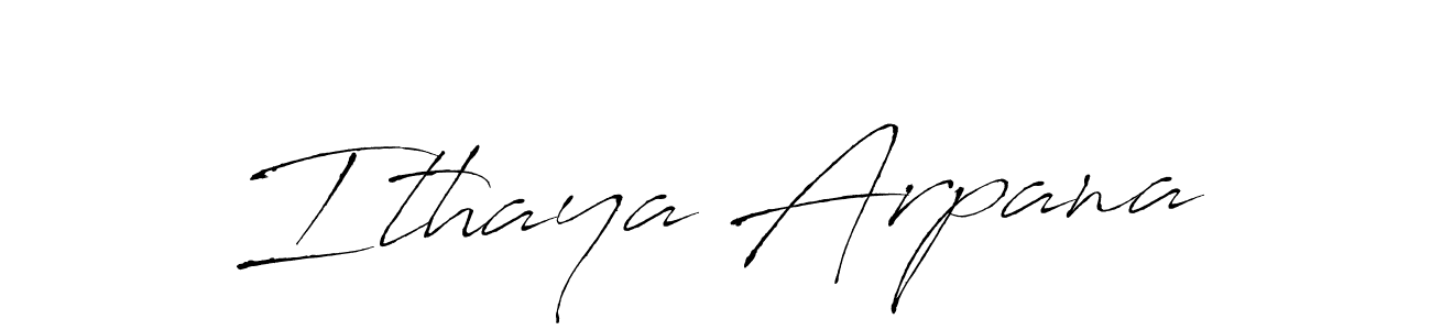 Antro_Vectra is a professional signature style that is perfect for those who want to add a touch of class to their signature. It is also a great choice for those who want to make their signature more unique. Get Ithaya Arpana name to fancy signature for free. Ithaya Arpana signature style 6 images and pictures png