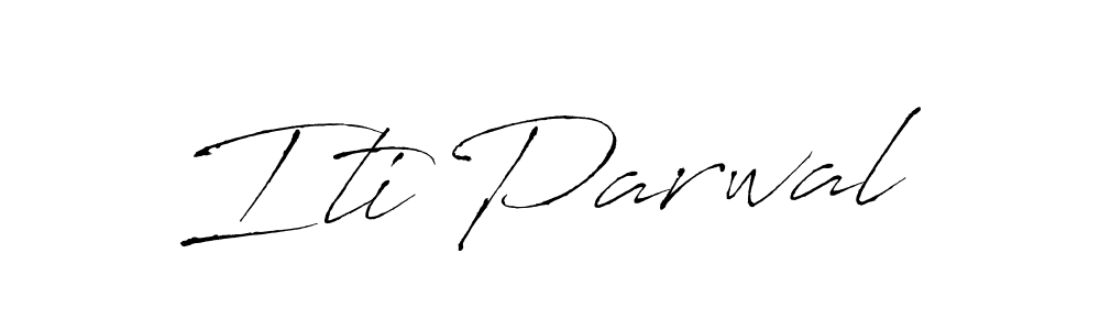 This is the best signature style for the Iti Parwal name. Also you like these signature font (Antro_Vectra). Mix name signature. Iti Parwal signature style 6 images and pictures png