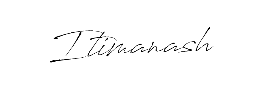 Itimanash stylish signature style. Best Handwritten Sign (Antro_Vectra) for my name. Handwritten Signature Collection Ideas for my name Itimanash. Itimanash signature style 6 images and pictures png