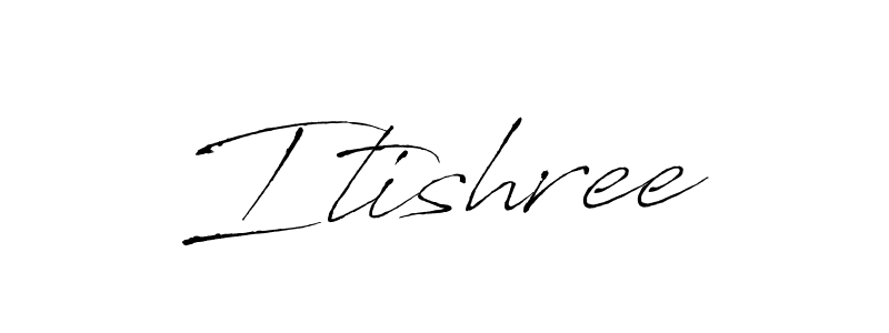 How to make Itishree name signature. Use Antro_Vectra style for creating short signs online. This is the latest handwritten sign. Itishree signature style 6 images and pictures png