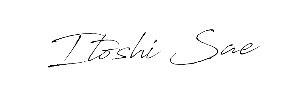 Use a signature maker to create a handwritten signature online. With this signature software, you can design (Antro_Vectra) your own signature for name Itoshi Sae. Itoshi Sae signature style 6 images and pictures png