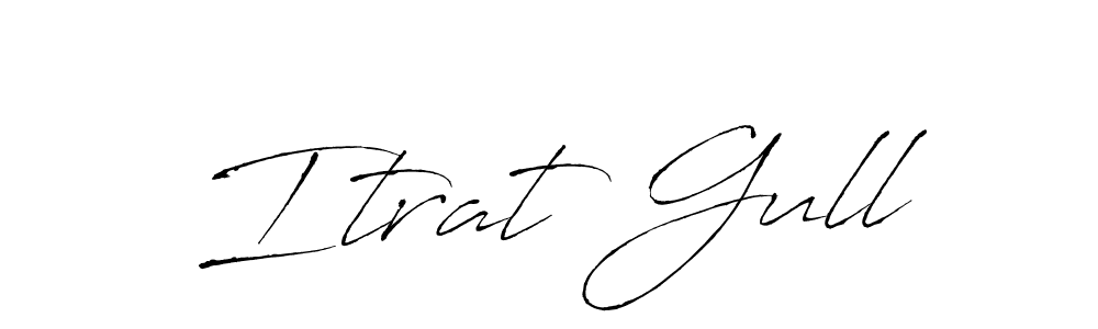 You can use this online signature creator to create a handwritten signature for the name Itrat Gull. This is the best online autograph maker. Itrat Gull signature style 6 images and pictures png