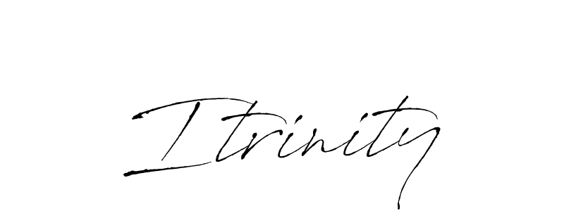 Make a beautiful signature design for name Itrinity. With this signature (Antro_Vectra) style, you can create a handwritten signature for free. Itrinity signature style 6 images and pictures png