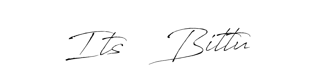 Make a beautiful signature design for name Its    Bittu. Use this online signature maker to create a handwritten signature for free. Its    Bittu signature style 6 images and pictures png