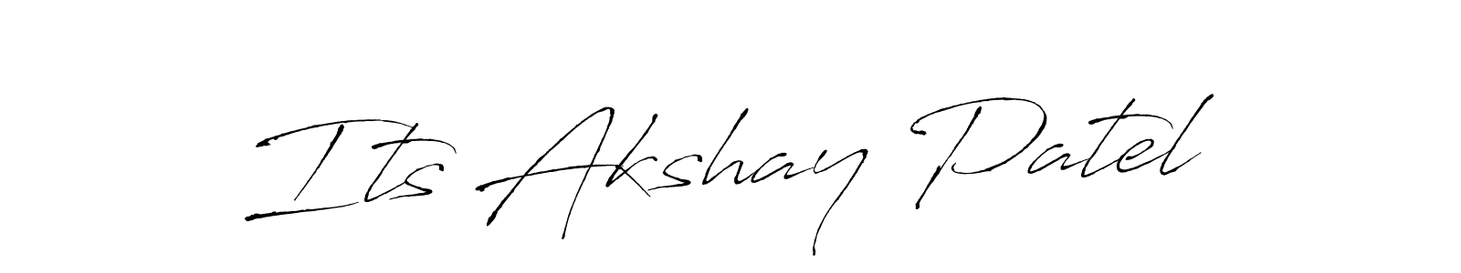 Similarly Antro_Vectra is the best handwritten signature design. Signature creator online .You can use it as an online autograph creator for name Its Akshay Patel. Its Akshay Patel signature style 6 images and pictures png