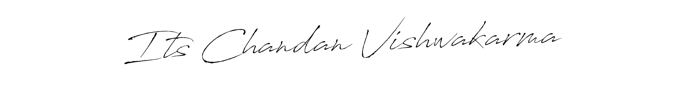 Its Chandan Vishwakarma stylish signature style. Best Handwritten Sign (Antro_Vectra) for my name. Handwritten Signature Collection Ideas for my name Its Chandan Vishwakarma. Its Chandan Vishwakarma signature style 6 images and pictures png