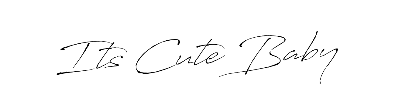 Similarly Antro_Vectra is the best handwritten signature design. Signature creator online .You can use it as an online autograph creator for name Its Cute Baby. Its Cute Baby signature style 6 images and pictures png