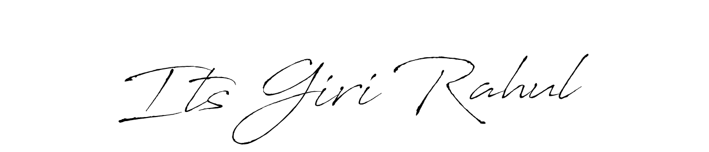 Similarly Antro_Vectra is the best handwritten signature design. Signature creator online .You can use it as an online autograph creator for name Its Giri Rahul. Its Giri Rahul signature style 6 images and pictures png