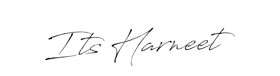 Design your own signature with our free online signature maker. With this signature software, you can create a handwritten (Antro_Vectra) signature for name Its Harneet. Its Harneet signature style 6 images and pictures png