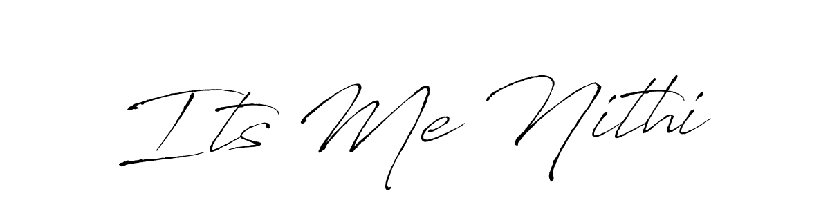Also we have Its Me Nithi name is the best signature style. Create professional handwritten signature collection using Antro_Vectra autograph style. Its Me Nithi signature style 6 images and pictures png