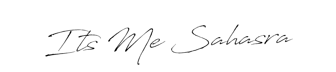 Create a beautiful signature design for name Its Me Sahasra. With this signature (Antro_Vectra) fonts, you can make a handwritten signature for free. Its Me Sahasra signature style 6 images and pictures png