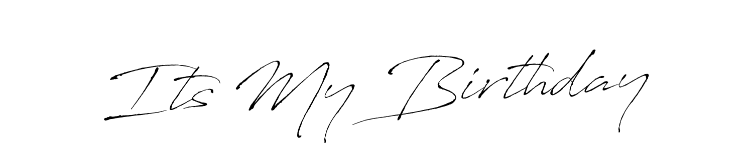 The best way (Antro_Vectra) to make a short signature is to pick only two or three words in your name. The name Its My Birthday include a total of six letters. For converting this name. Its My Birthday signature style 6 images and pictures png