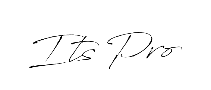 Design your own signature with our free online signature maker. With this signature software, you can create a handwritten (Antro_Vectra) signature for name Its Pro. Its Pro signature style 6 images and pictures png