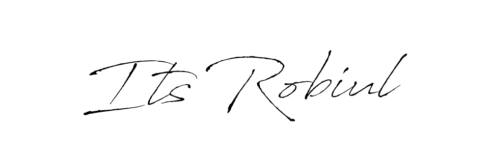 Design your own signature with our free online signature maker. With this signature software, you can create a handwritten (Antro_Vectra) signature for name Its Robiul. Its Robiul signature style 6 images and pictures png