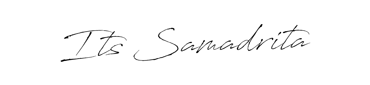 Antro_Vectra is a professional signature style that is perfect for those who want to add a touch of class to their signature. It is also a great choice for those who want to make their signature more unique. Get Its Samadrita name to fancy signature for free. Its Samadrita signature style 6 images and pictures png