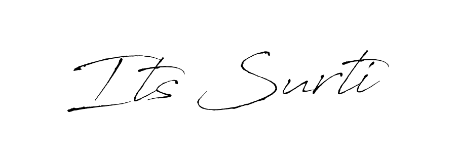 The best way (Antro_Vectra) to make a short signature is to pick only two or three words in your name. The name Its Surti include a total of six letters. For converting this name. Its Surti signature style 6 images and pictures png