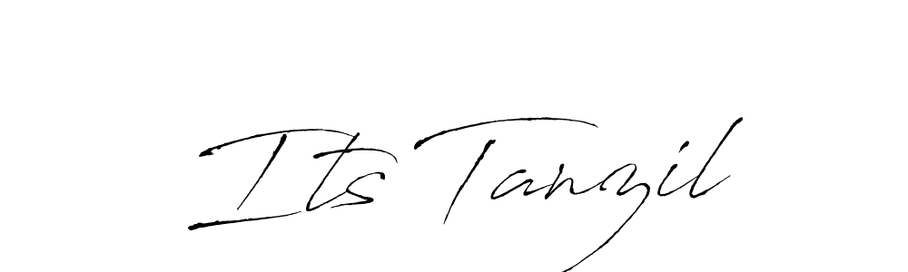 How to make Its Tanzil signature? Antro_Vectra is a professional autograph style. Create handwritten signature for Its Tanzil name. Its Tanzil signature style 6 images and pictures png