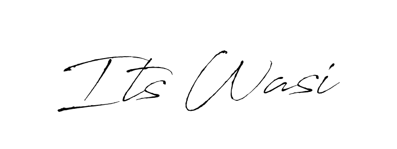 How to make Its Wasi signature? Antro_Vectra is a professional autograph style. Create handwritten signature for Its Wasi name. Its Wasi signature style 6 images and pictures png