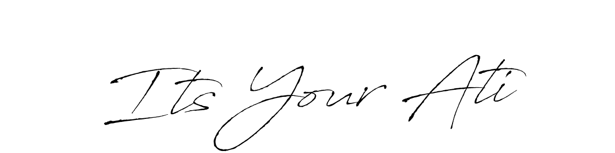 Create a beautiful signature design for name Its Your Ati. With this signature (Antro_Vectra) fonts, you can make a handwritten signature for free. Its Your Ati signature style 6 images and pictures png