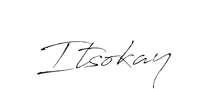 Design your own signature with our free online signature maker. With this signature software, you can create a handwritten (Antro_Vectra) signature for name Itsokay. Itsokay signature style 6 images and pictures png